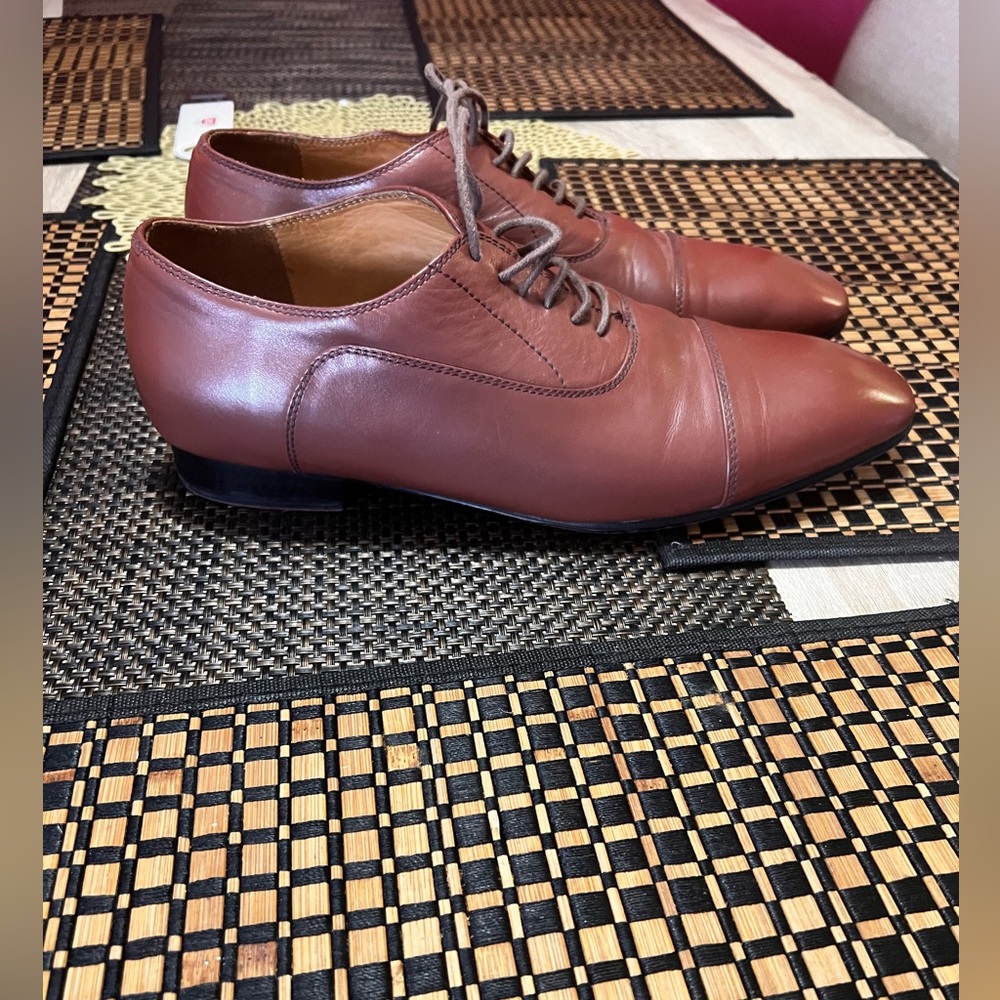 Christain Louboutin lace up shoes